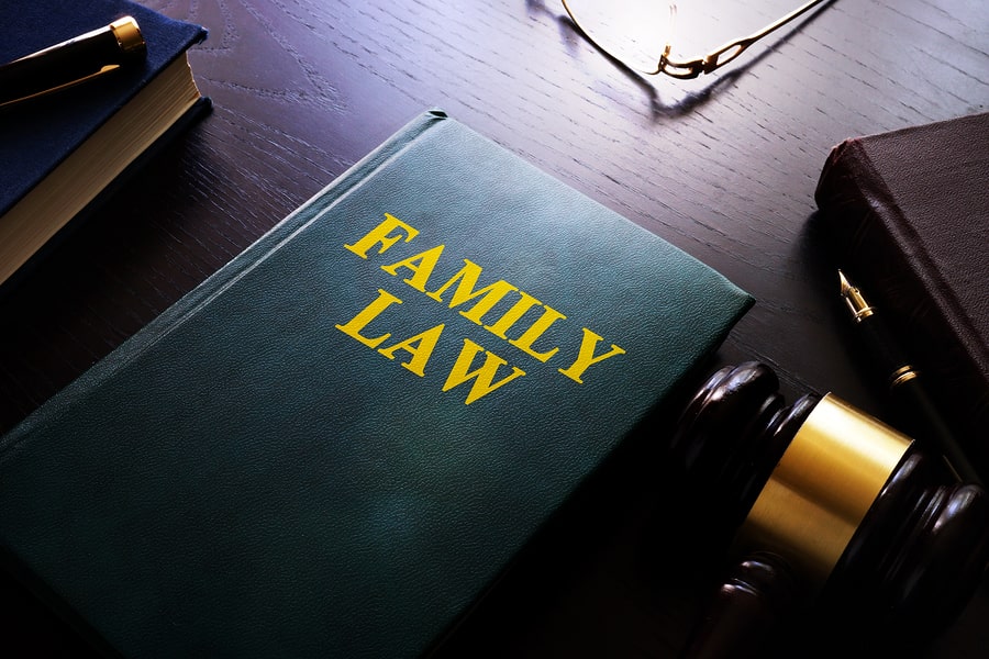 book that says family law on the cover